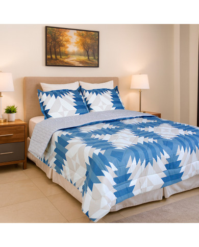 CUBRECAMA DOBLE ESTAMPADO D04